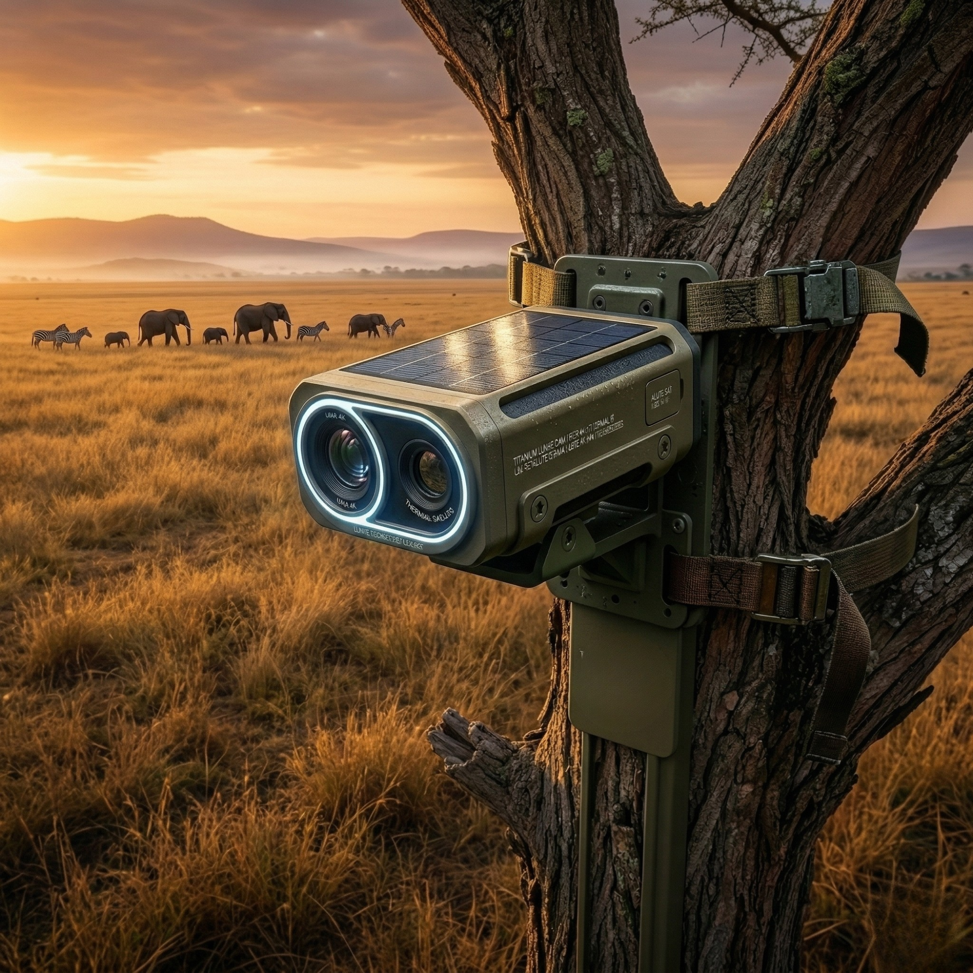 Sentinel monitoring wildlife in Africa